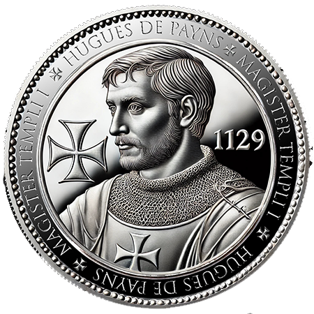 HUGUES DE PAYNS - Commemorative Coin