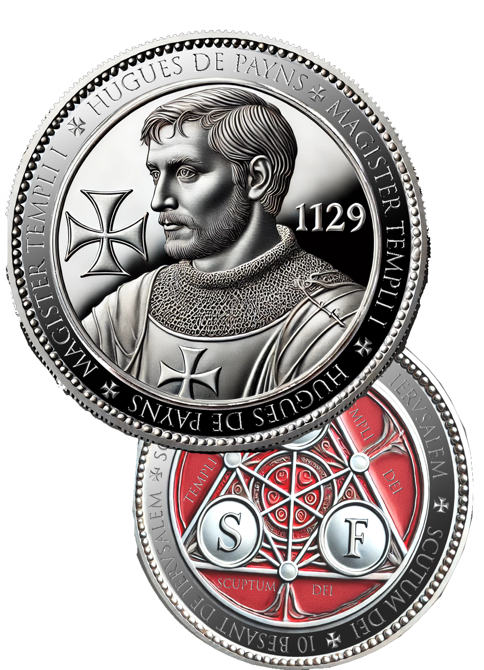 HUGUES DE PAYNS - Commemorative Coin