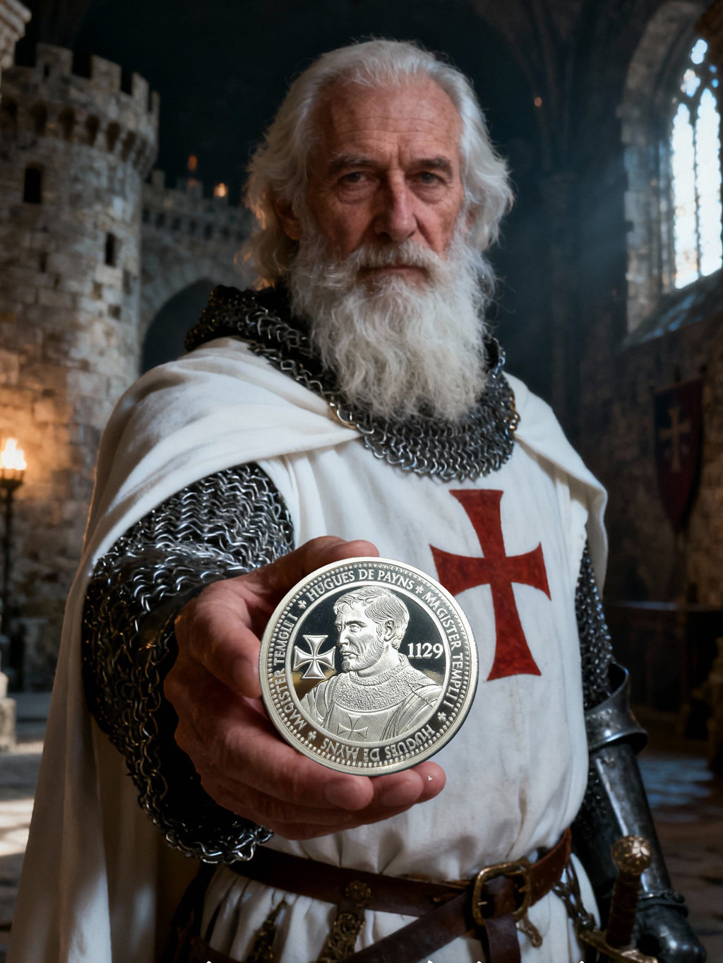 HUGUES DE PAYNS - Commemorative Coin